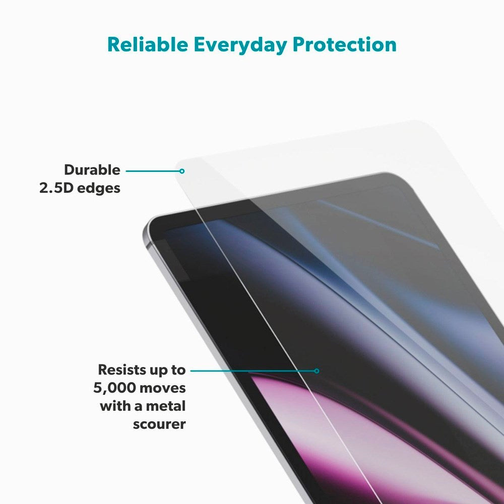 iPad Pro 11" (2025 / 2024) Epico Screen Protector Glass with Installation Frame - Transparent