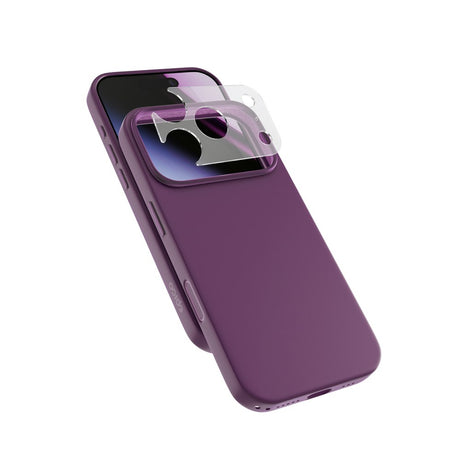 iPhone 18 Pro / 17 Pro Epico Silicone Pro Mag+ Case with Camera Protection - MagSafe Compatible - Purple