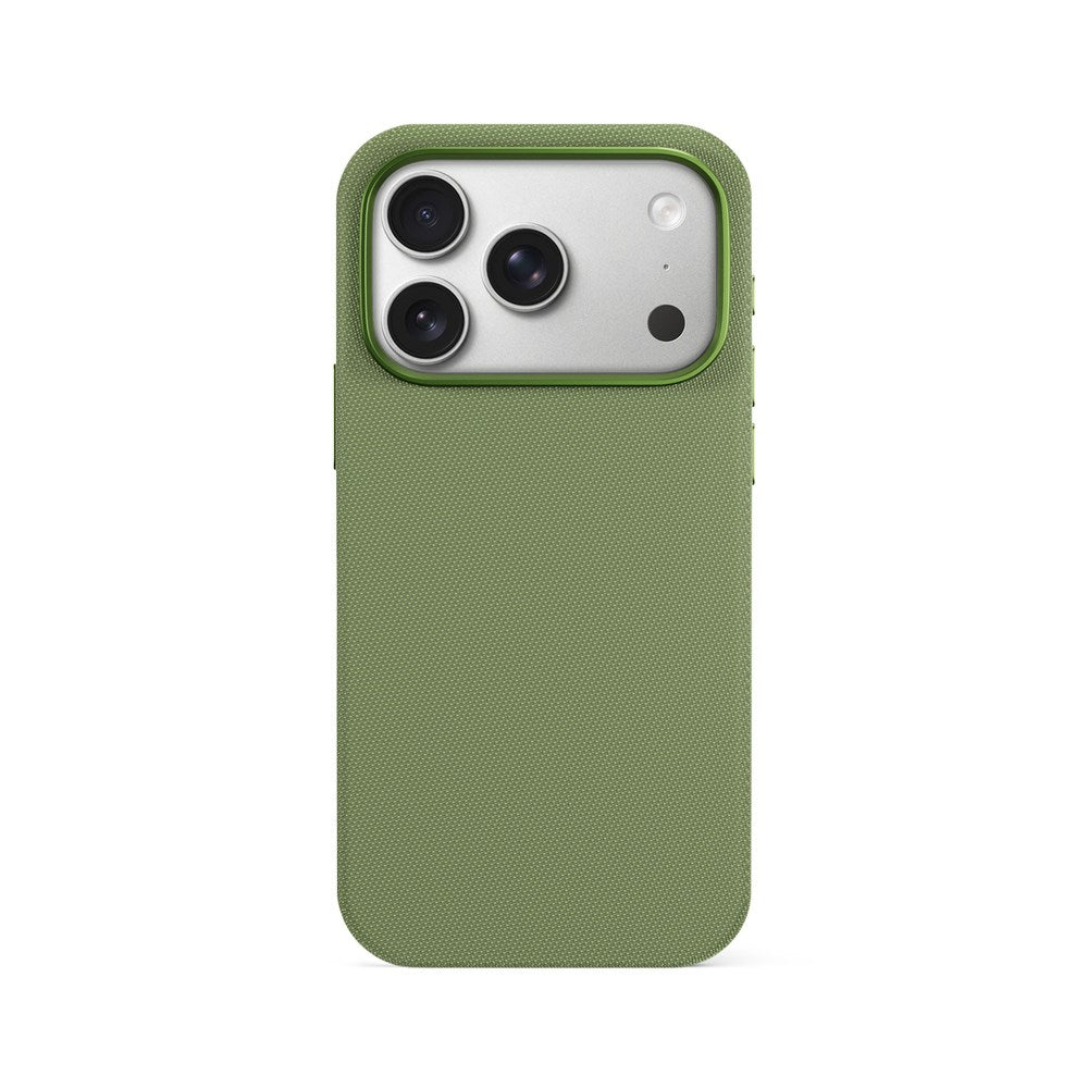 iPhone 18 Pro / 17 Pro Epico SolidWoven Pro Mag+ Case with Camera Protection - MagSafe Compatible - Green