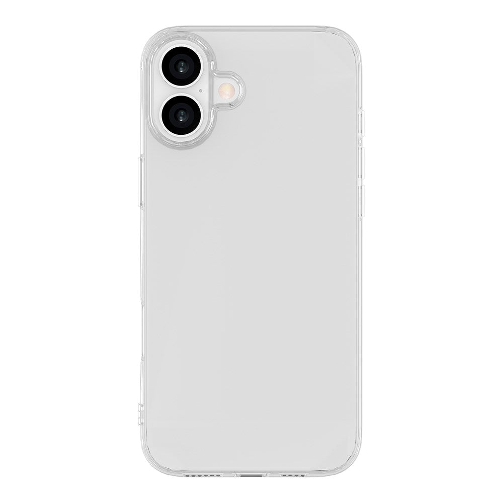 eSTUFF iPhone 16 Plus INFINITE VIENNA Flexible Plastic Case - 100% Recycled Plastic - Transparent