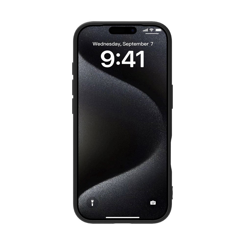 eSTUFF iPhone 17 Pro INFINITE VIENNA Flexible Plastic Case - 100% Recycled Plastic - Black