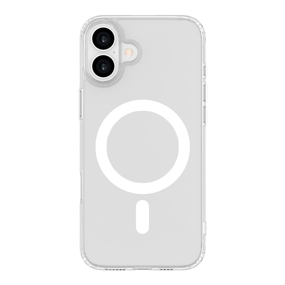 eSTUFF iPhone 16 INFINITE OSLO Hybrid Plastic Case - MagSafe Compatible - Transparent