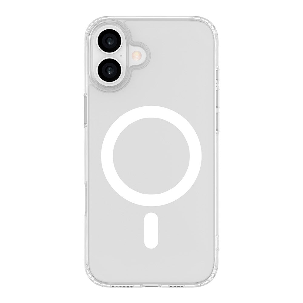 eSTUFF iPhone 16 Plus INFINITE OSLO Hybrid Plastic Case - MagSafe Compatible - Transparent