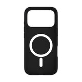 eSTUFF iPhone 17 Pro INFINITE VENICE Faux Leather-Covered Plastic Case - MagSafe Compatible - Black