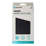 eSTUFF iPhone 16 Pro Max INFINITE MILAN Leather Case with Card Holder - MagSafe Compatible - Black