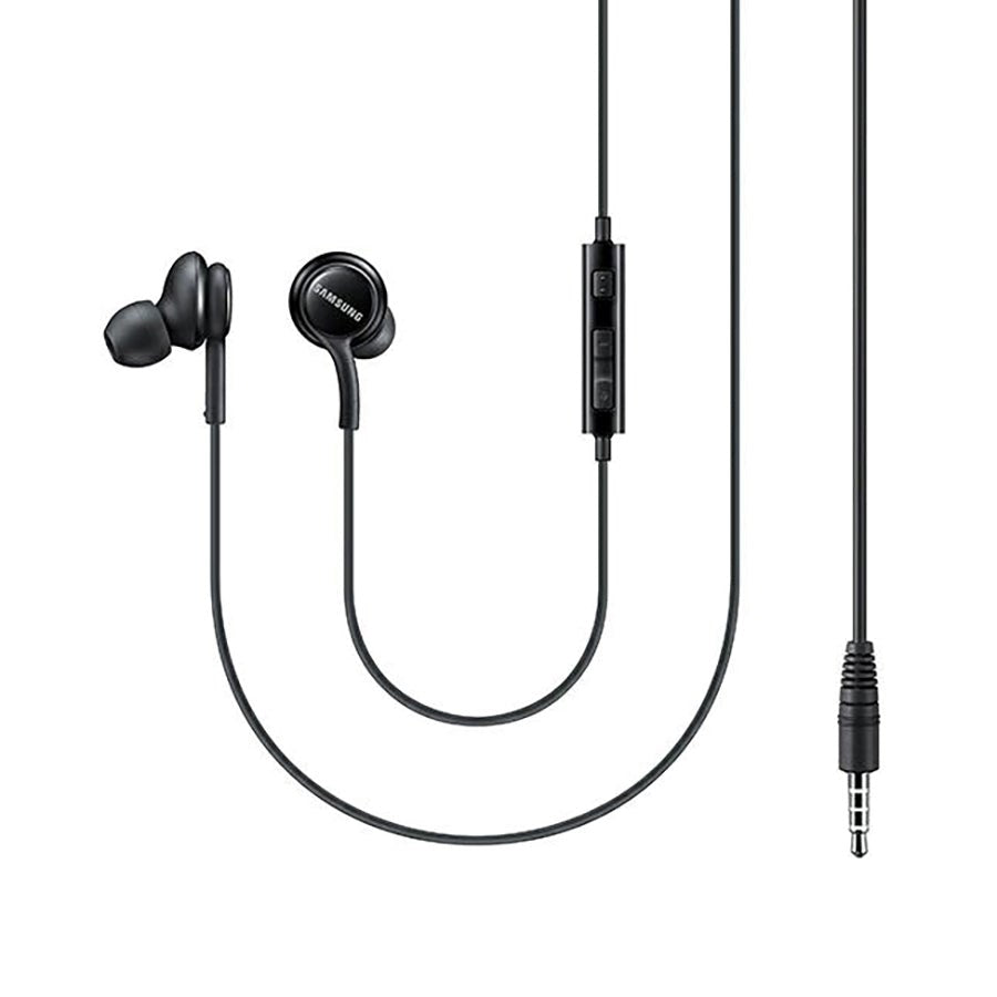 Original Samsung In-Ear Headphones w. Mic and Remote - Black