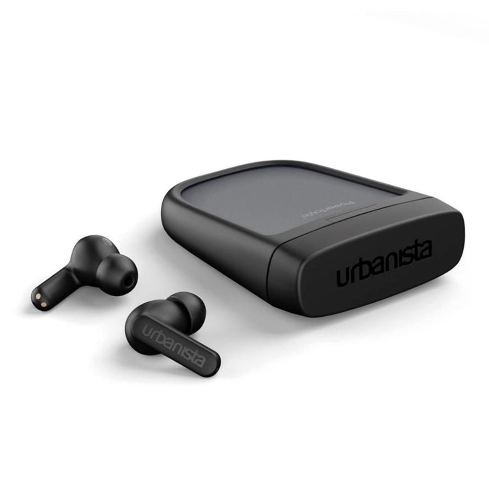 Urbanista Phoenix True Wireless In-Ear Headphones w. Solar charging - Midnight Black