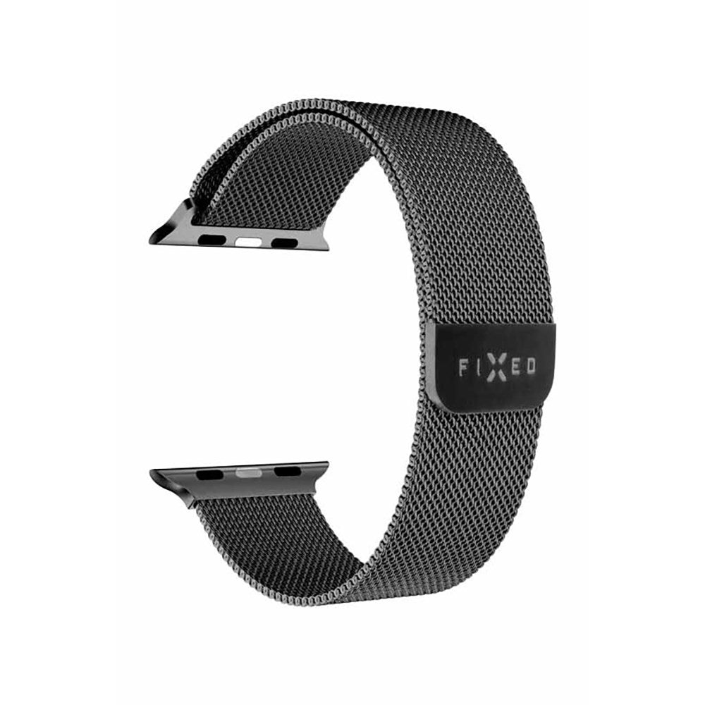 Apple Watch (42/44/SE/45/49mm) Fixed Mesh Strap - Black