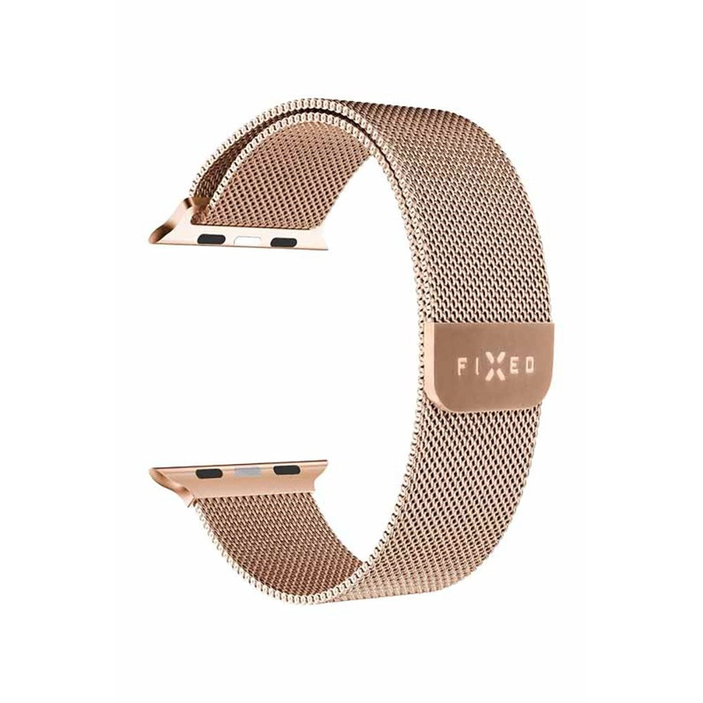 Apple Watch (38/40/SE/41/42mm) Fixed Mesh Strap - Rosegold