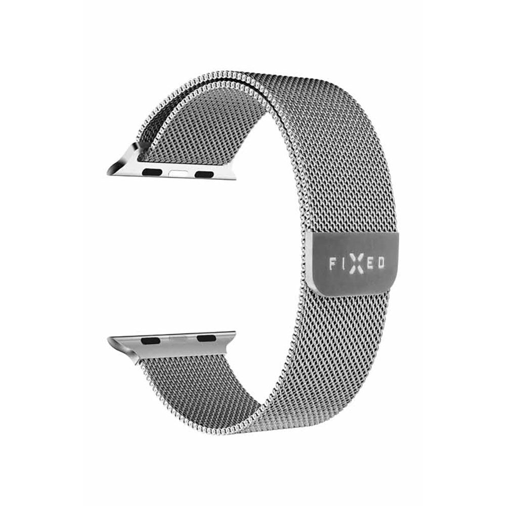 Apple Watch (38/40/SE/41/42mm) Fixed Mesh Strap - Silver