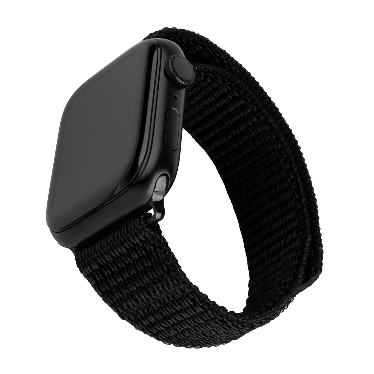 Apple Watch (38/40/SE/41/42mm) Fixed Nylon Strap - Black