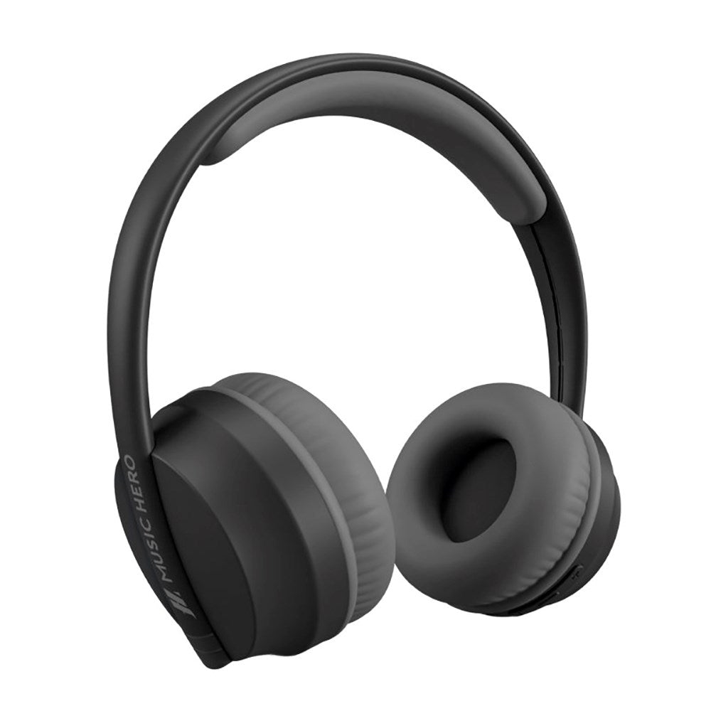 MUSIC HERO Floxy 2.0 Wireless Bluetooth On-Ear Headphones - Black