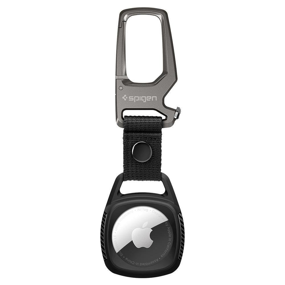 Spigen AirTag Case with Carabiner and Opener - Black