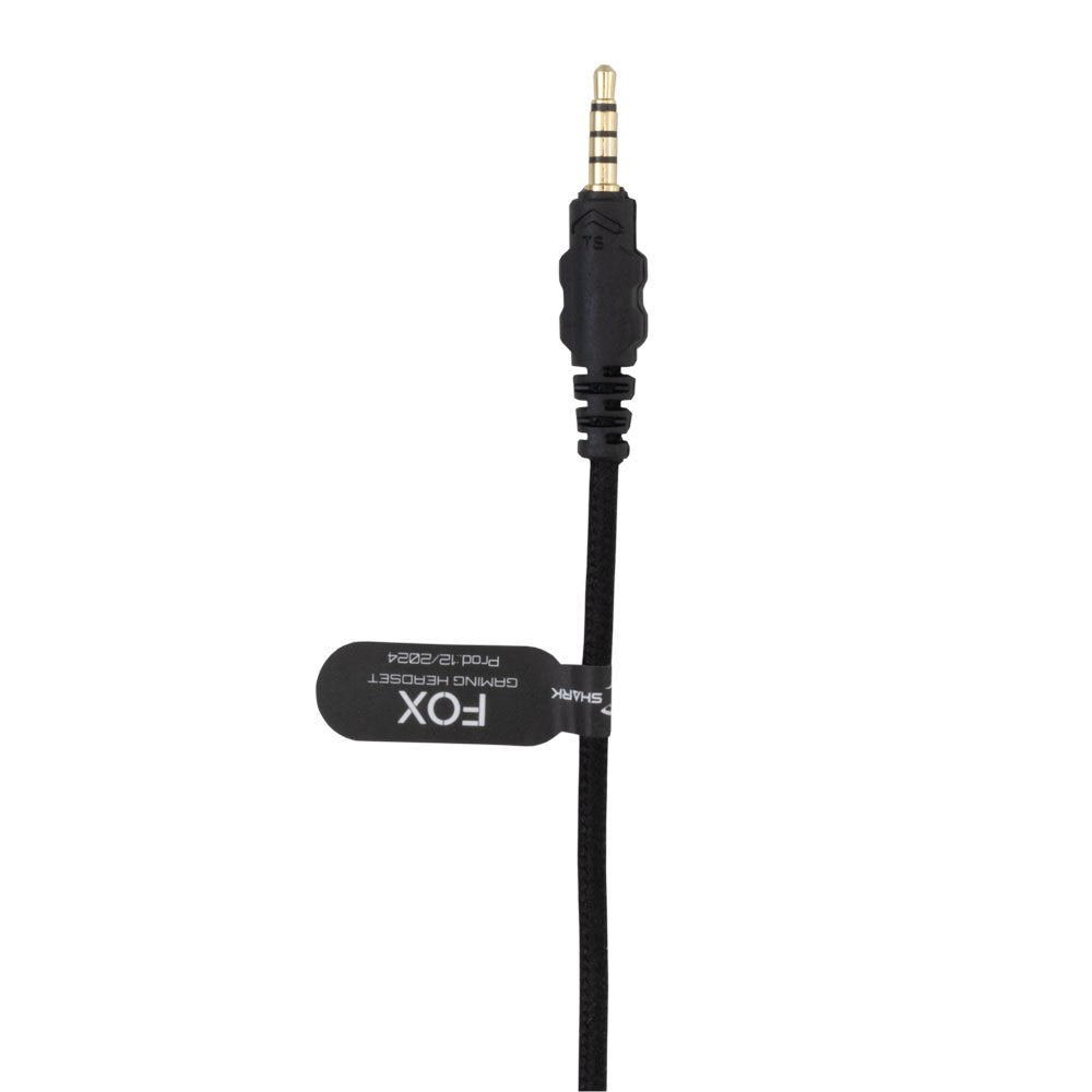 White Shark FOX Over-Ear Gaming Headset - Black