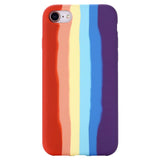 iPhone SE (2022 / 2020) / 8 / 7 Flexible Silicone Case - Rainbow