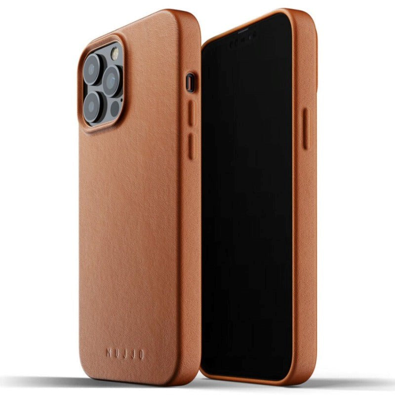 Mujjo iPhone 13 Pro Max Leather Case - Brown