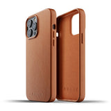 Mujjo iPhone 13 Pro Max Leather Case - Brown