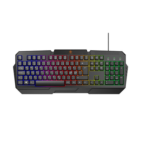 Deltaco 4-in-1 Gaming Set with Headset / Keyboard / Mouse / Mouse Pad - Black