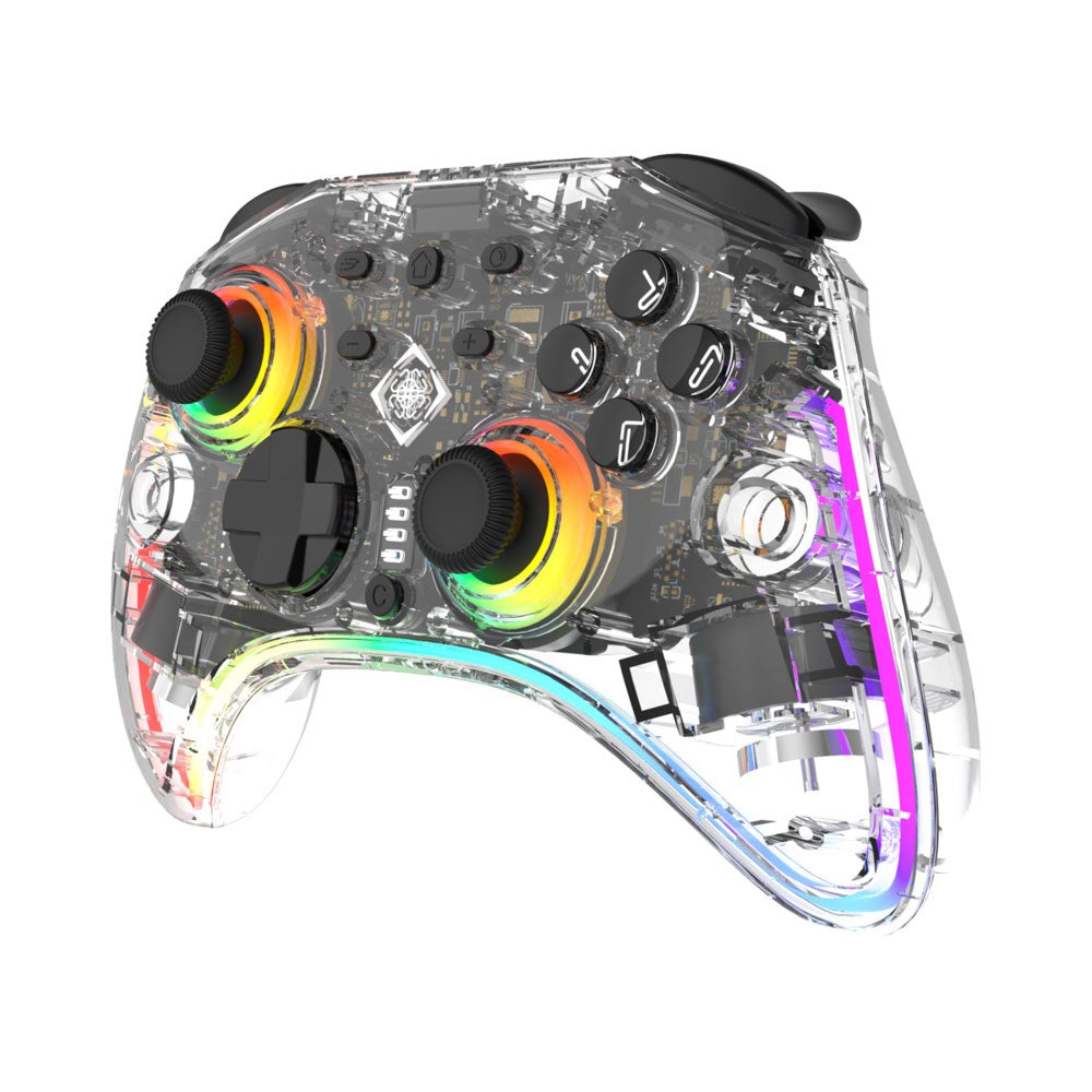 Deltaco Wireless Gaming Controller for Nintendo Switch 2 - Transparent