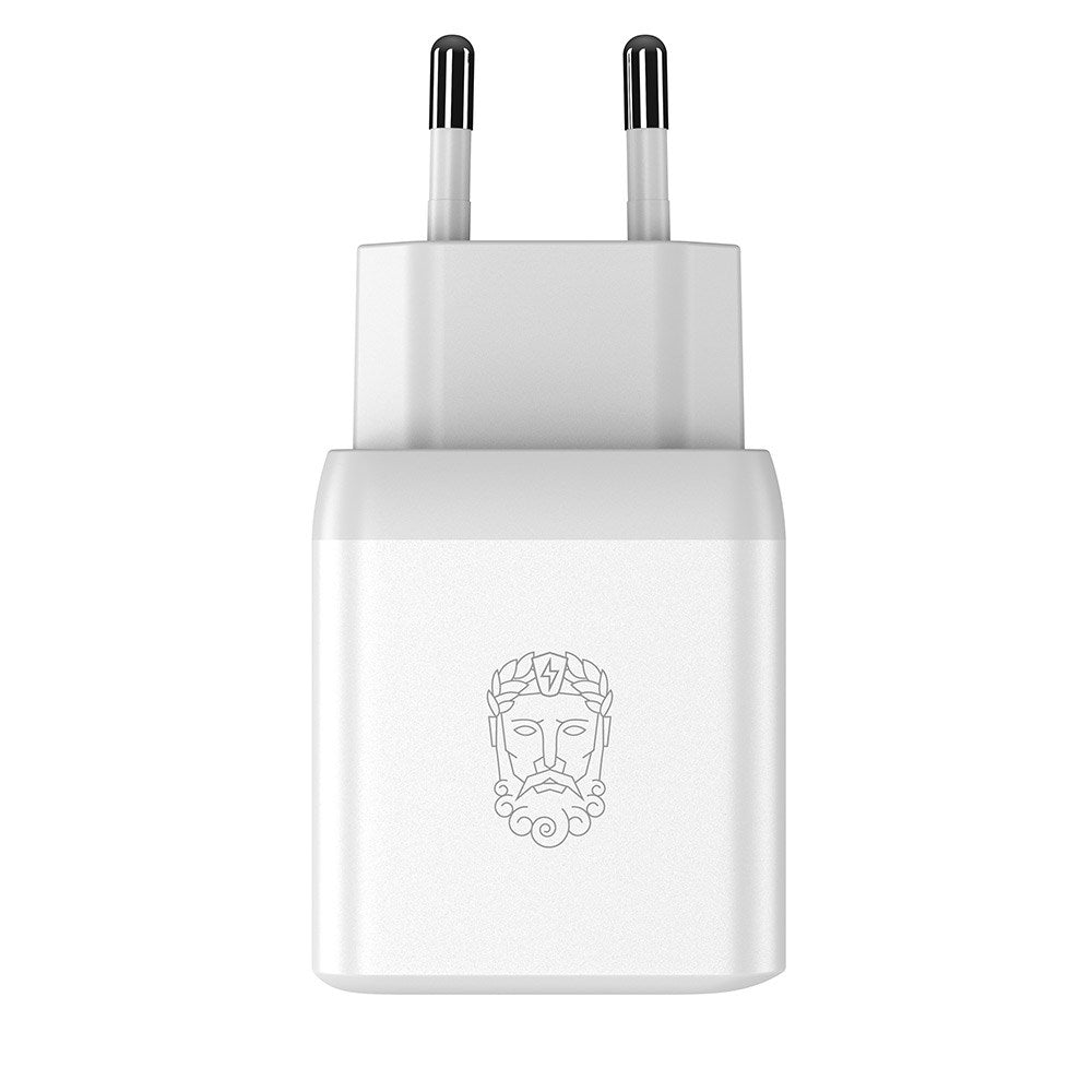 Upström Cirkulär GaN 35W Sustainable Wall Charger with 2 x USB-C - White