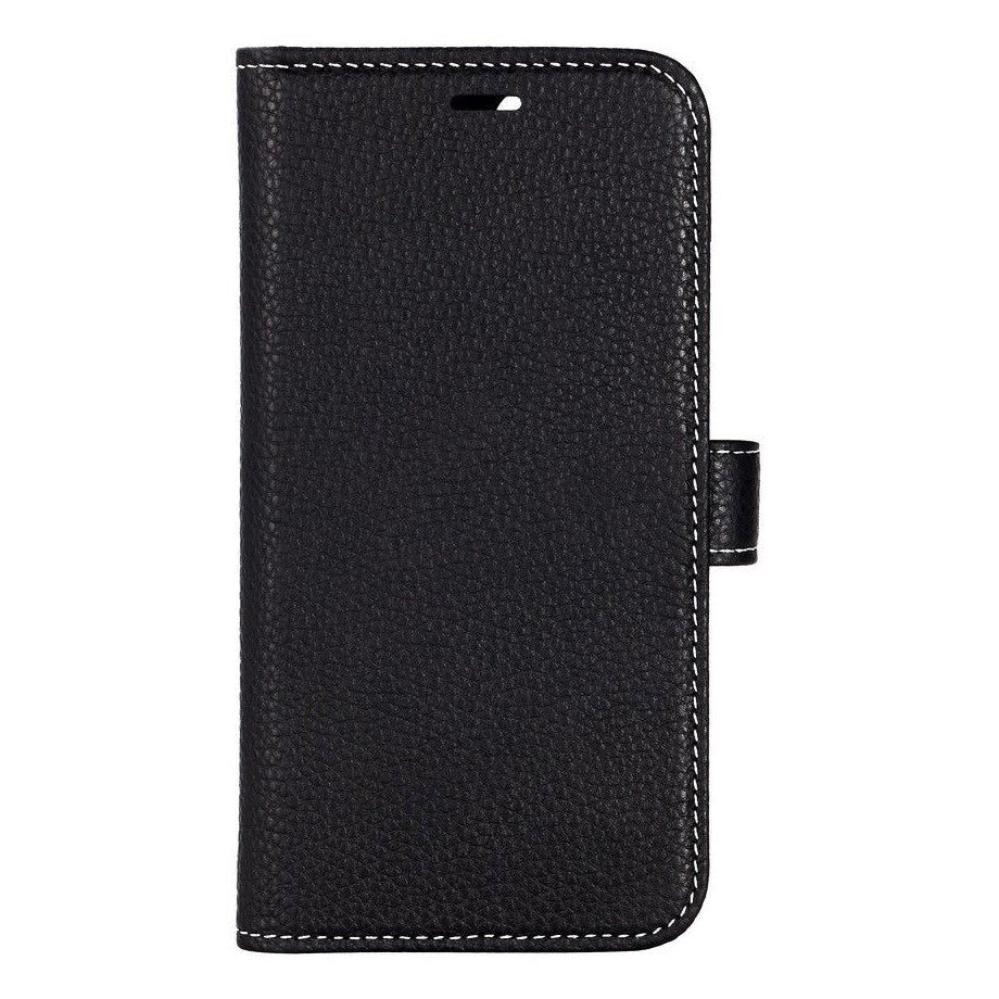 iPhone 12 / 12 Pro GEAR ONSALA Wallet Genuine Leather Case - Black