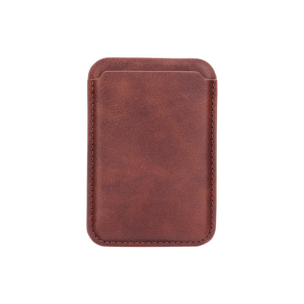 Gear Onsala Card Holder Magnetic Faux Leather - MagSafe Compatible - Brown