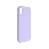 GreenMind iPhone X / XS Lined Silicone Case - Purple