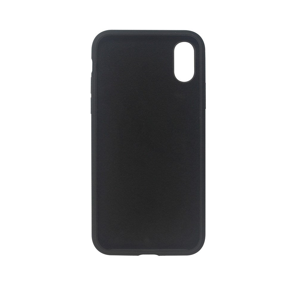 GreenMind iPhone XR Lined Silicone Case - Black