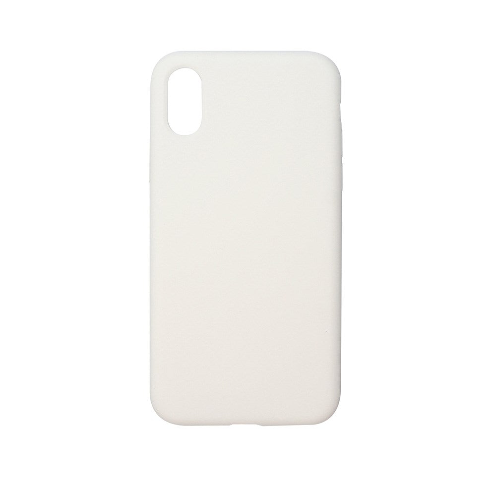 GreenMind iPhone XR Lined Silicone Case - White