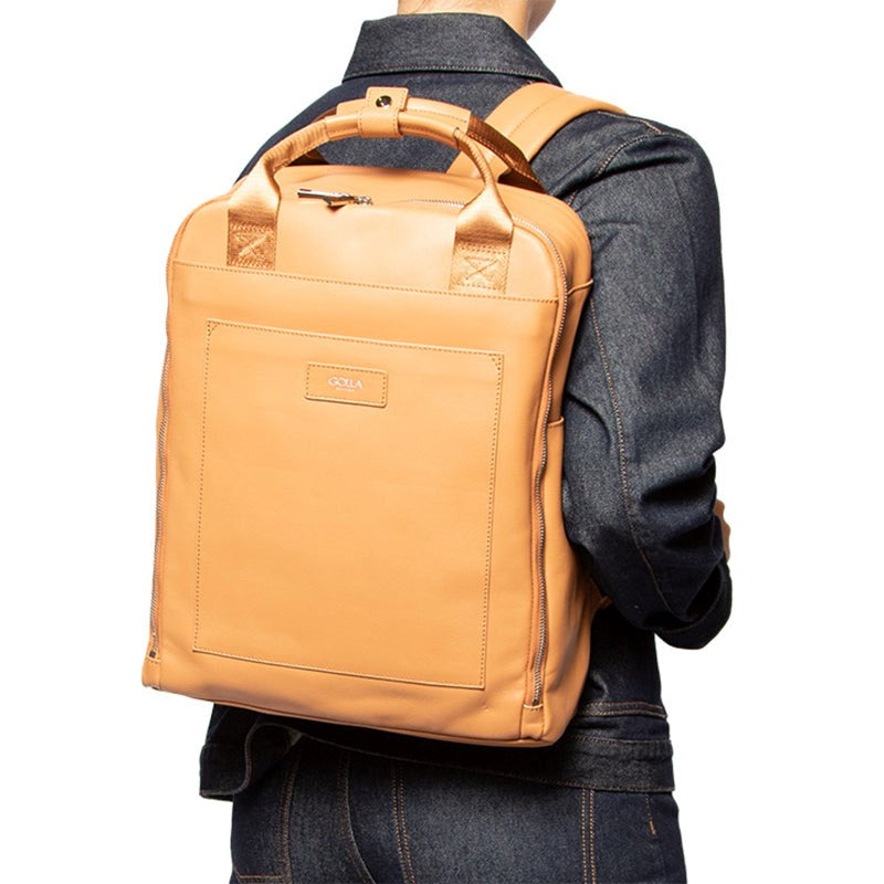 Golla Backpack Gamma L 15.6" Cognac Leather