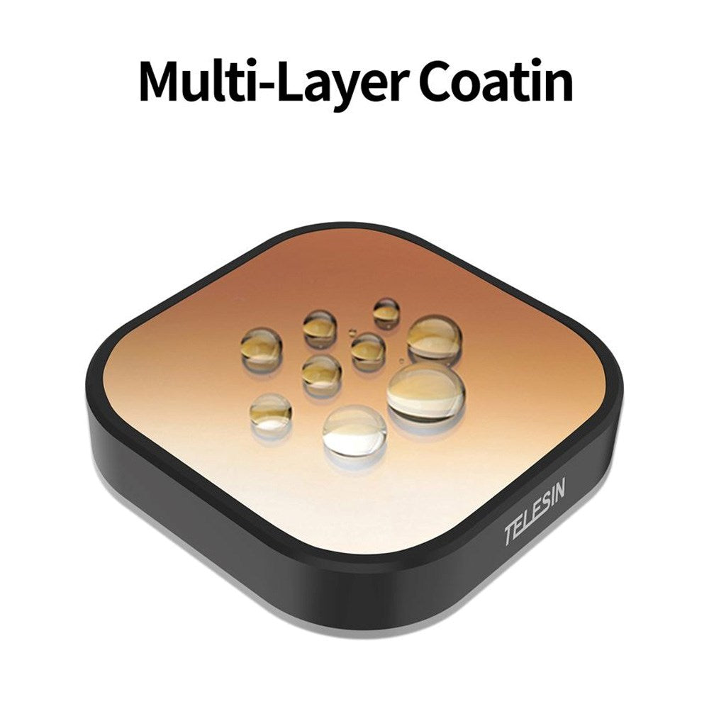 TELESIN CPL +ND8 / 16 / 32 Filter for Lens - GoPro Hero 9 / 10 / 11 / 12 / 11 Mini