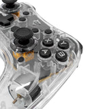 White Shark LEGION Multi-Compatible Game Console - Bluetooth - Built-in Light - Black / Transparent