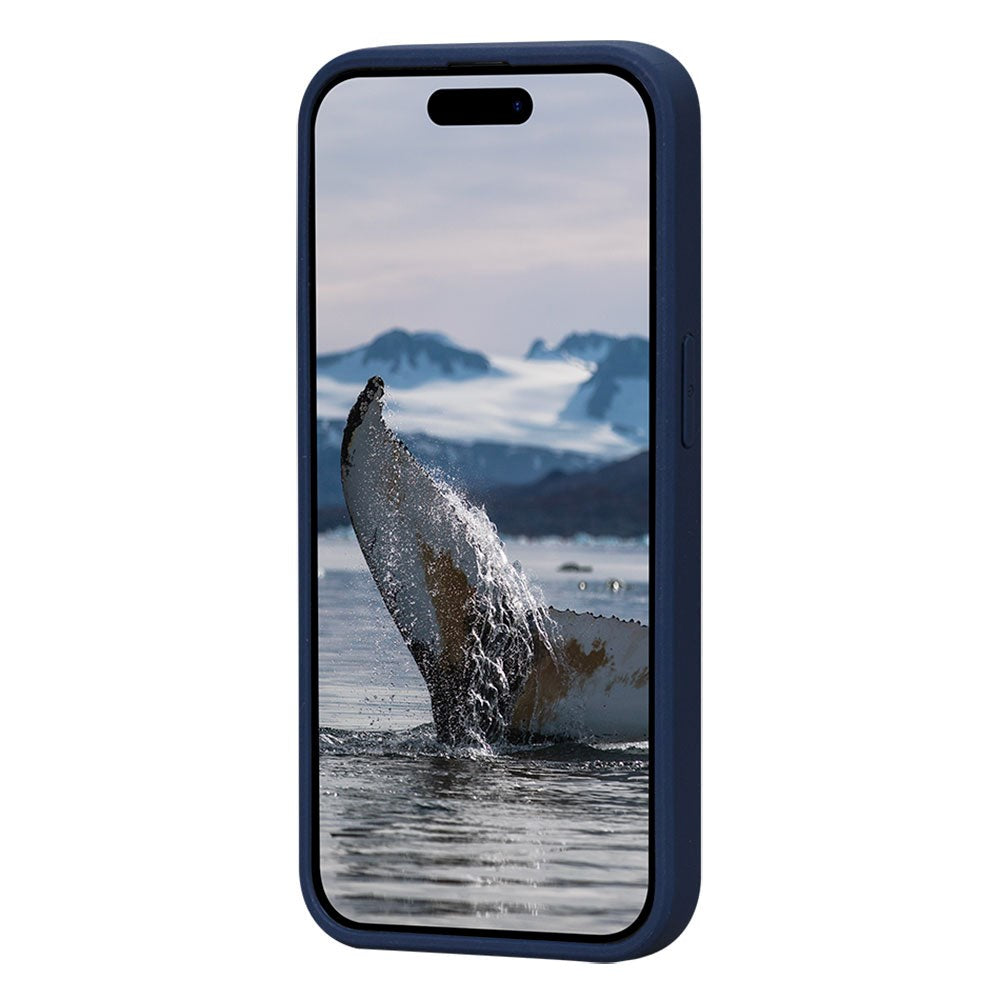 iPhone 15 Pro dbramante1928 Greenland Case - 100% Recycled Plastic - Pacific Blue