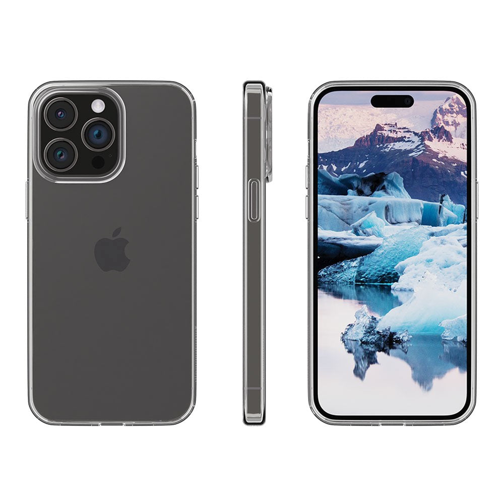 iPhone 15 Pro Max dbramante1928 Greenland Case - 100% Recycled Plastic - Clear