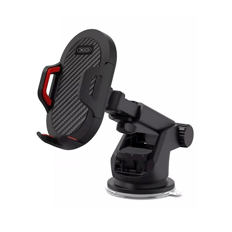 XO C39 Universal Car Phone Holder - Suction Cup for Dashboard - Black