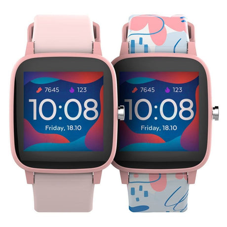 Forever IGO Pro JW-200 Smartwatch for Kids w. Game, Heart Rate & Temperature Monitor - Pink