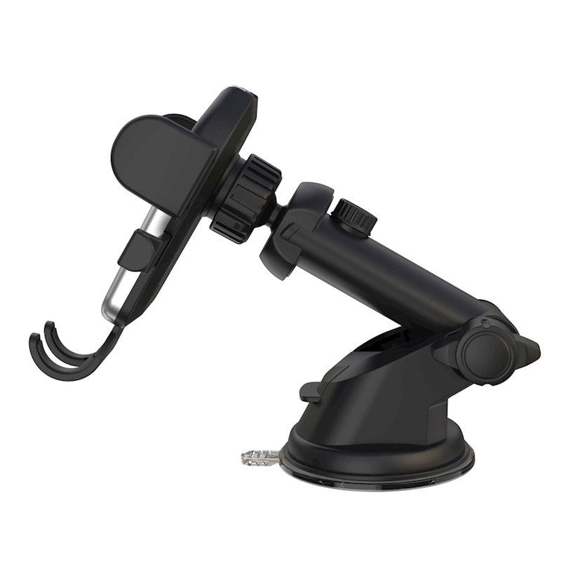 XO C77 Suction Cup Mobile Phone Holder for Car - Dashboard - Black
