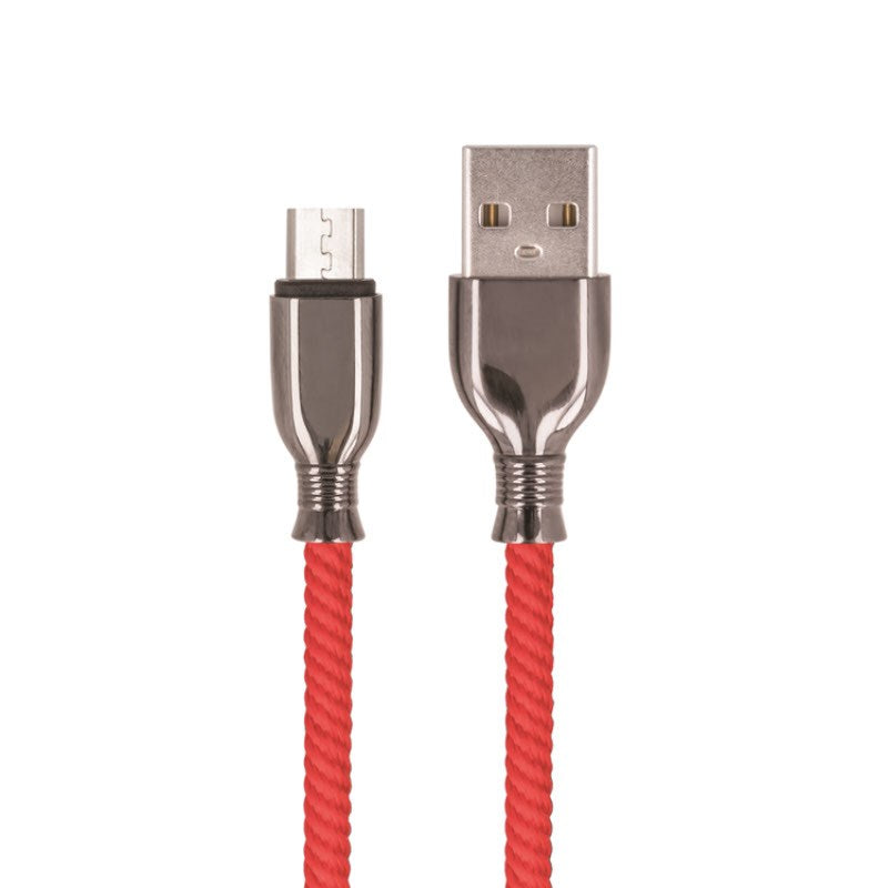 Setty USB-A to Micro USB Cable 3A - 1m - Red