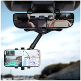 XO C115 Car Mobile Holder - Rearview Mirror Mount - Black