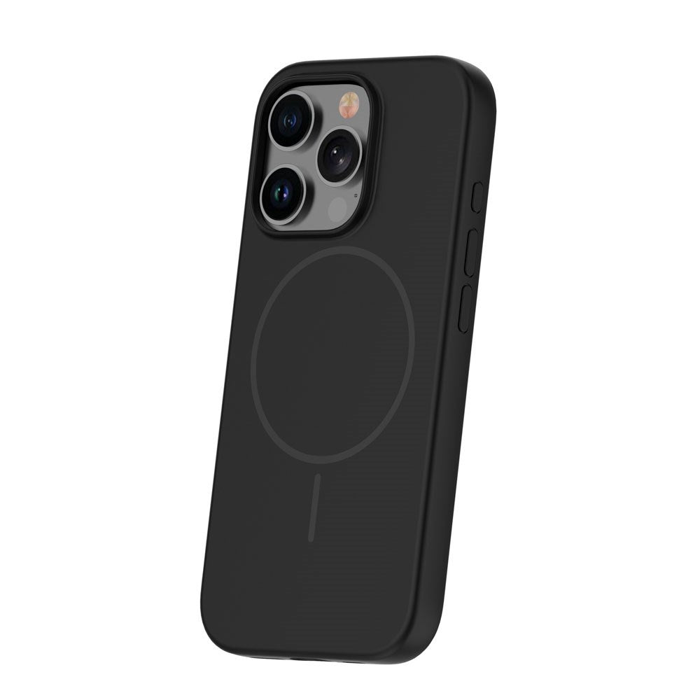 iPhone 13 Silicone Thin Case - MagSafe Compatible - Black