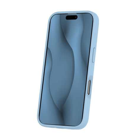 iPhone 16 Silicone Thin Case - MagSafe Compatible - Light Blue