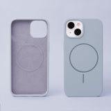 iPhone 16 Pro Silicone Thin Case - MagSafe Compatible - Light Blue