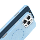 iPhone 13 Glitter Thin Case - MagSafe Compatible - Light Blue