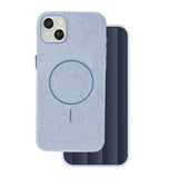 iPhone 13 Glitter Thin Case - MagSafe Compatible - Light Blue