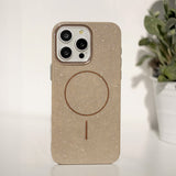 iPhone 15 Glitter Thin Case - MagSafe Compatible - Brown