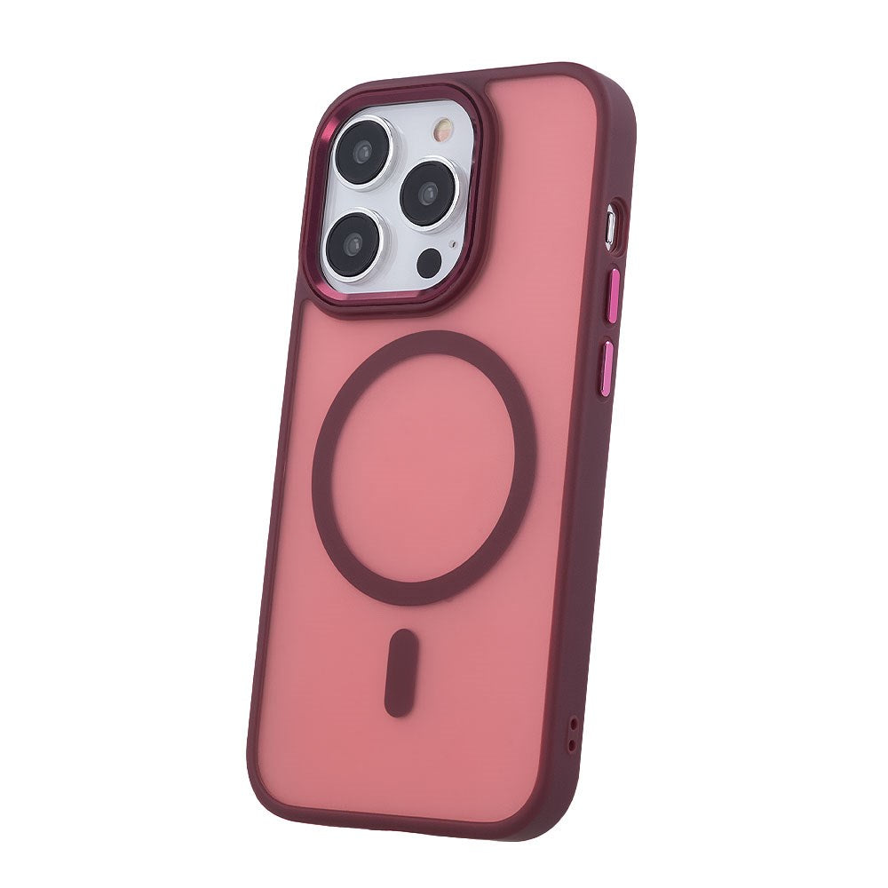 iPhone 17 TFO Frozen Hybrid Case - MagSafe Compatible - Red