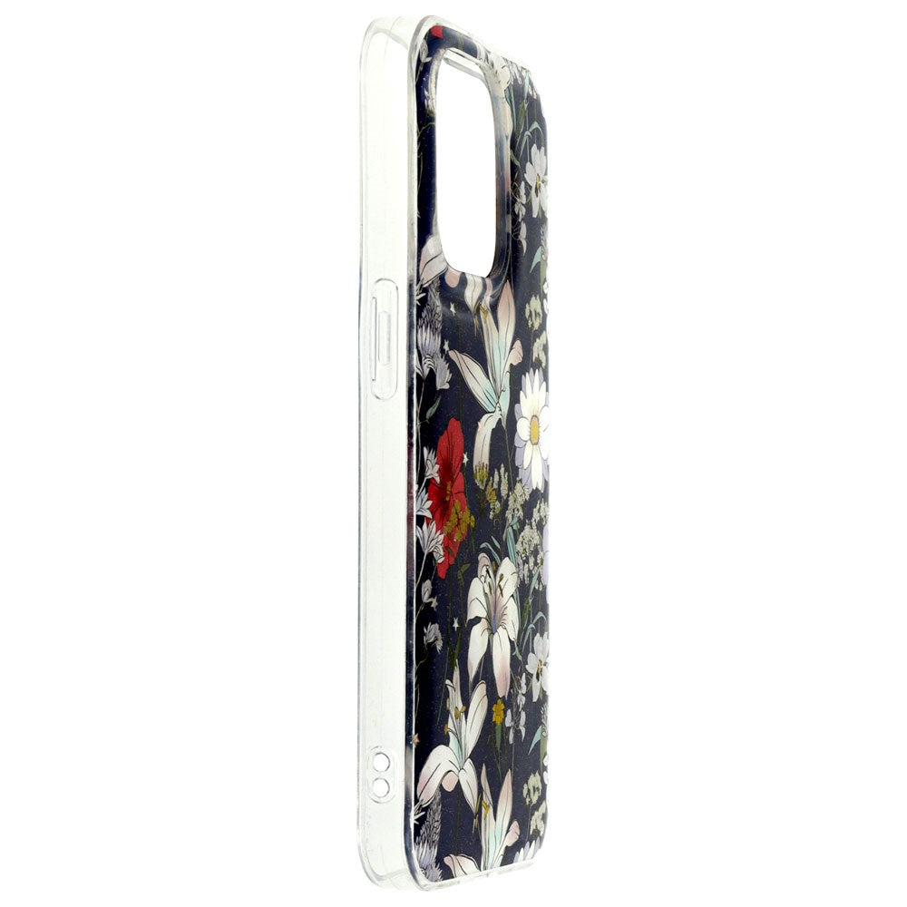 iPhone 16 Pro TFO Glow Glam Case - Blue / Floral