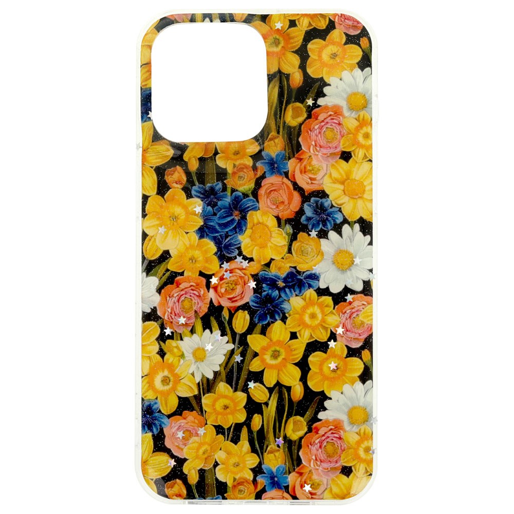 iPhone 17 Pro TFO Glow Glam Case - Orange / Floral