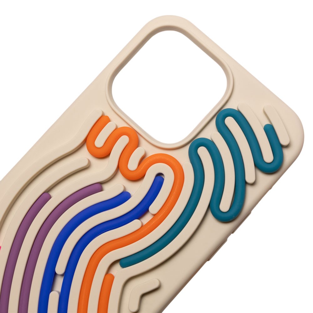 iPhone 16 Pro Max TFO DIY Snake Silicone Case - Beige