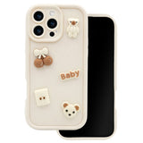 Samsung Galaxy S25 TFO Ultra Trendy 3D Case - Beige Bear